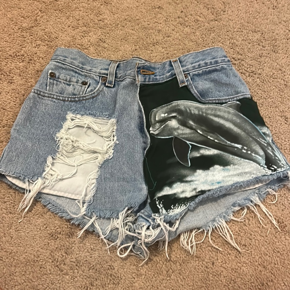 Levi's 501 Furst Of A Kind Cut Off Denim Shorts